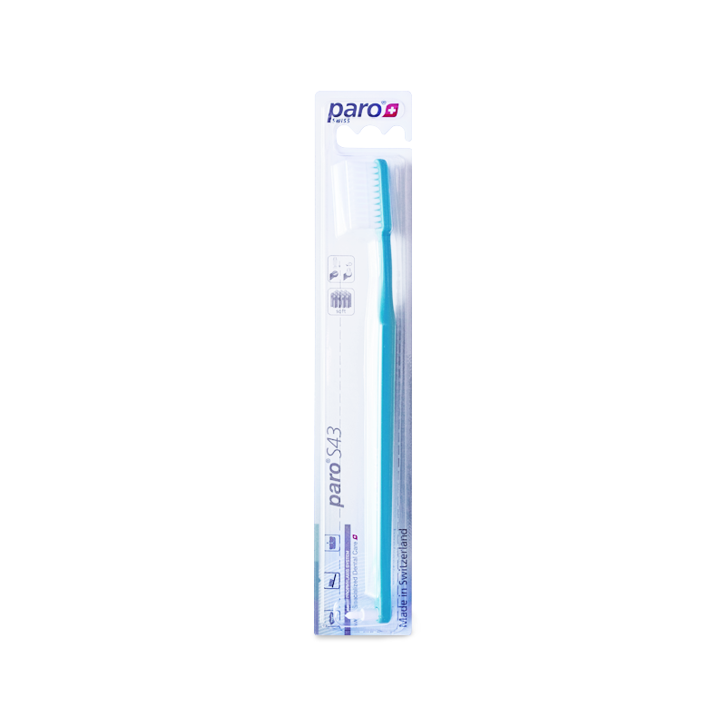 paro® S43, Zahnbürste mit Zahnzwischenraumbürste