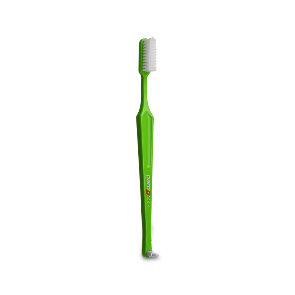 paro® M43, Zahnbürste mit Zahnzwischenraumbürste